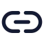Link icon with solid standard style