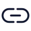 Link icon with stroke standard style