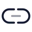 Link icon with twotone rounded style