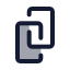Link icon with duotone standard style