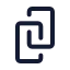 Link icon with stroke standard style