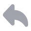 Linkbackward icon with bulk rounded style