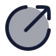 Linkcircle icon with duotone rounded style