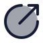 Linkcircle icon with duotone standard style