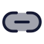 Link icon with duotone standard style