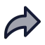 Linkforward icon with duotone standard style