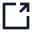 Linksquare icon with solid sharp style
