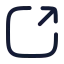 Linksquare icon with stroke rounded style