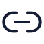 Link icon with stroke standard style