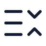 List Chevrons Down Up icon preview