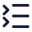 Listcollapse icon with solid standard style