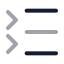 Listcollapse icon with twotone rounded style
