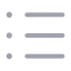 List icon with duotone rounded style