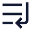 Listend icon with solid sharp style