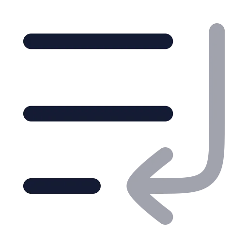 List End Icon in Twotone Rounded style