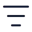Listfilter icon with duotone rounded style