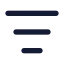 Listfilter icon with solid standard style