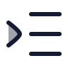 List Indent Increase icon preview