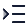 List Indent Increase icon preview