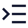 List Indent Increase icon preview