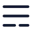 Listminus icon with solid rounded style