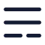 Listminus icon with solid standard style