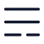 Listminus icon with stroke rounded style