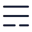 Listminus icon with stroke standard style