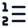 List Ordered icon preview