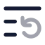 Listrestart icon with bulk rounded style