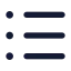 List icon with solid rounded style