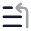 Liststart icon with bulk rounded style
