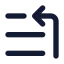 Liststart icon with solid standard style