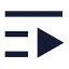 Listvideo icon with solid sharp style