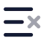 Listx icon with bulk rounded style