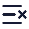 List X icon preview