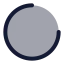 Loadercircle icon with duotone standard style