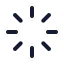 Loader icon with stroke rounded style