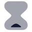 Loading icon with bulk rounded style