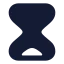 Loading icon with solid rounded style