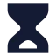 Loading icon with solid sharp style
