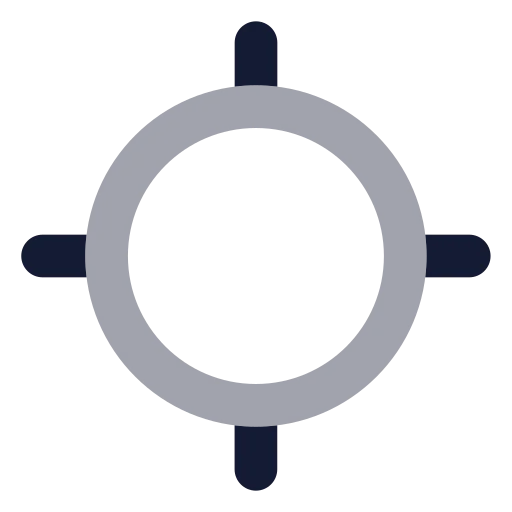 Locate Icon in Bulk Rounded style