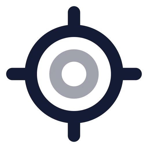 Locate Fixed Icon in Bulk Rounded style