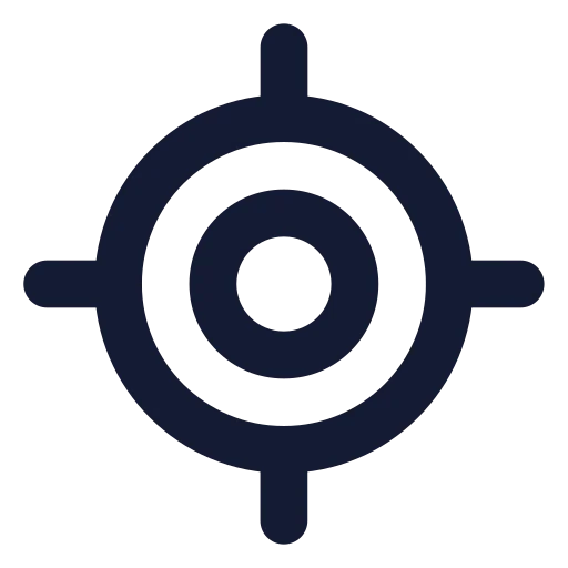Locate Fixed Icon in Solid Rounded style