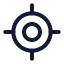 Locatefixed icon with stroke rounded style