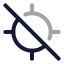 Locateoff icon with twotone rounded style