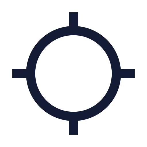 Locate Icon in Stroke Sharp style