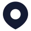 Location icon with solid sharp style