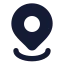 Location icon with solid standard style