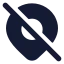 Locationoffline icon with solid rounded style
